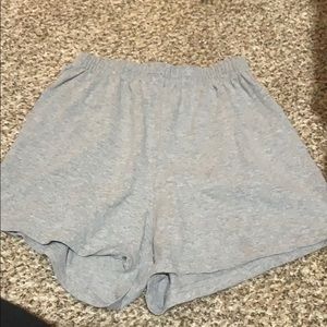 Grey soffe shorts